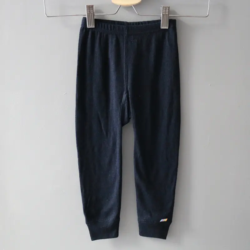 100%  Wool Leggings - Navy - 1-9y