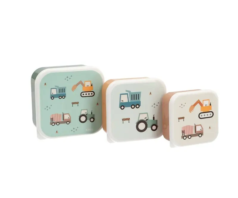 3 Boîtes à Déjeuner Camions