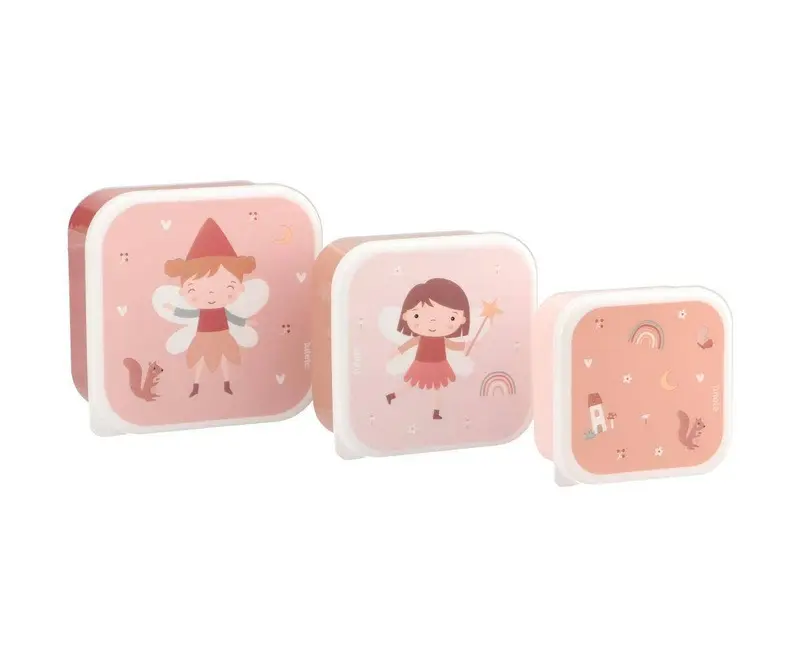 3 Boîtes à Déjeuner Fées Sauvages