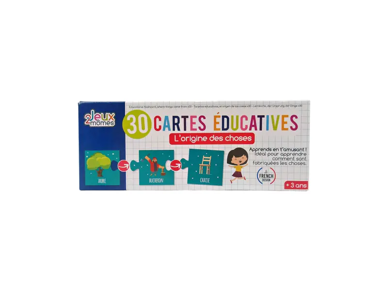 30 Cartes éducatives - L'origine des choses