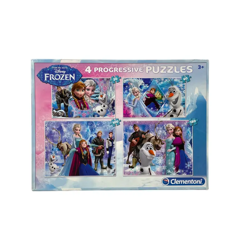 4 Puzzles progressifs - Reine des Neiges
