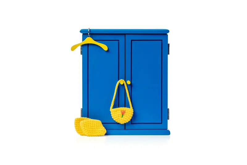 Accessoire Miffy & Friends - Armoire Bleue + 4 Cintres
