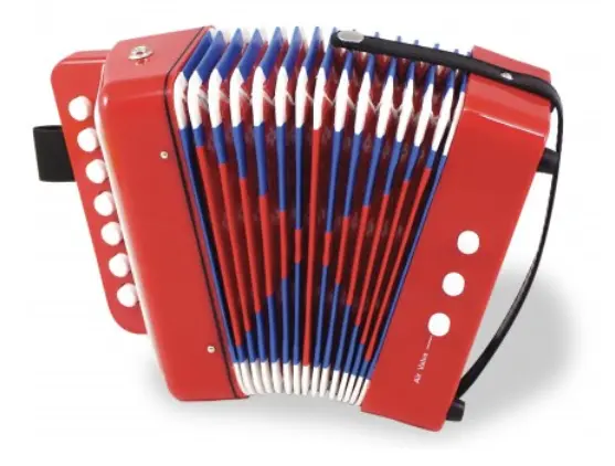 Accordéon bleu blanc rouge