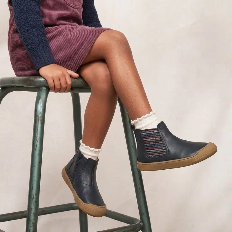 Acebos Barefoot Botin Marino