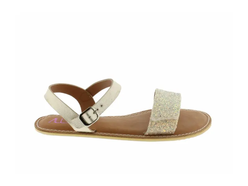 Acebos Barefoot Sandales AllShe Egda Platino