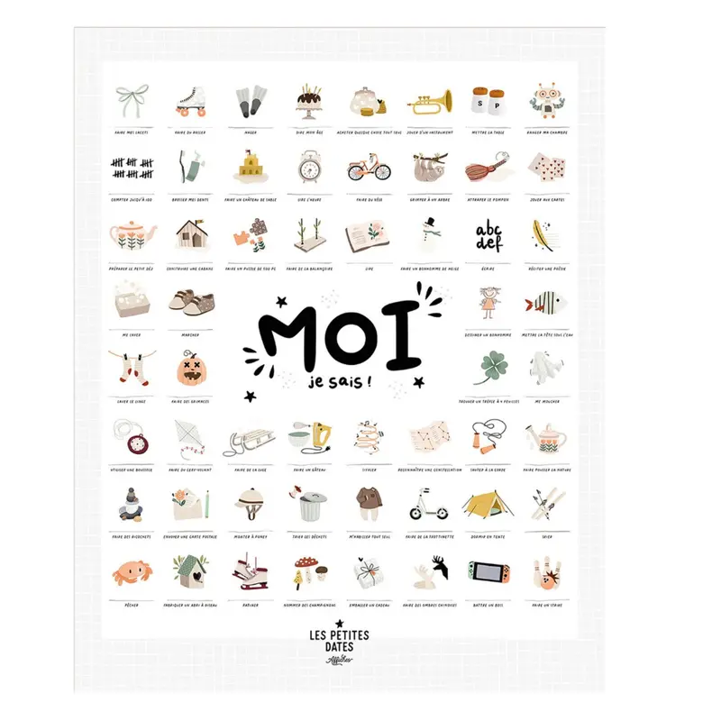 Affiche à dater « Moi je sais »