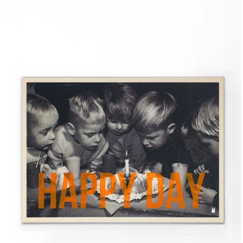 Affiche Happy Day - Carte Kencre