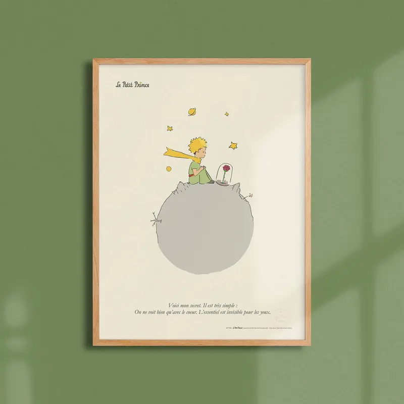 Affiche Le Petit Prince Secret, planète