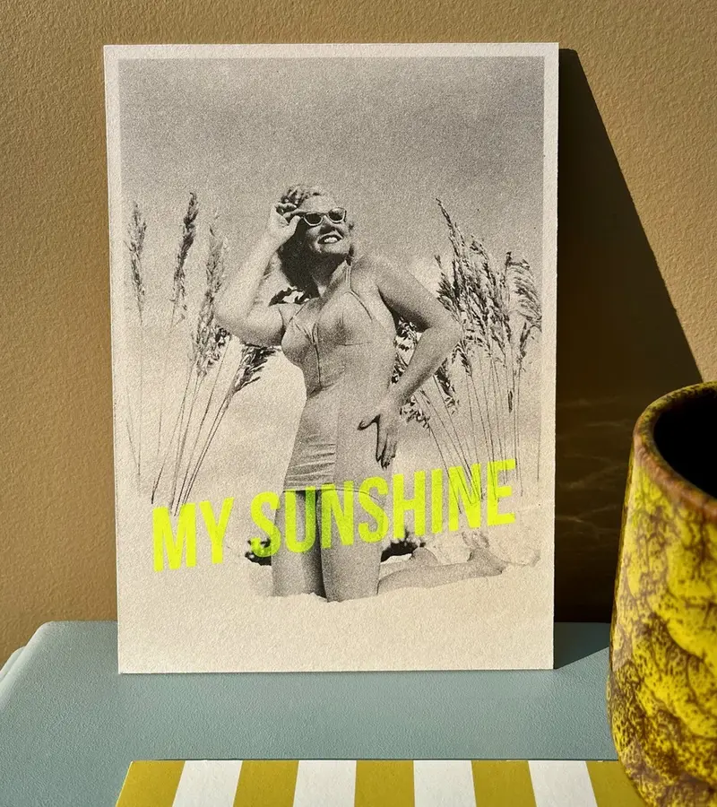 Affiche My Sunshine - Carte Kencre