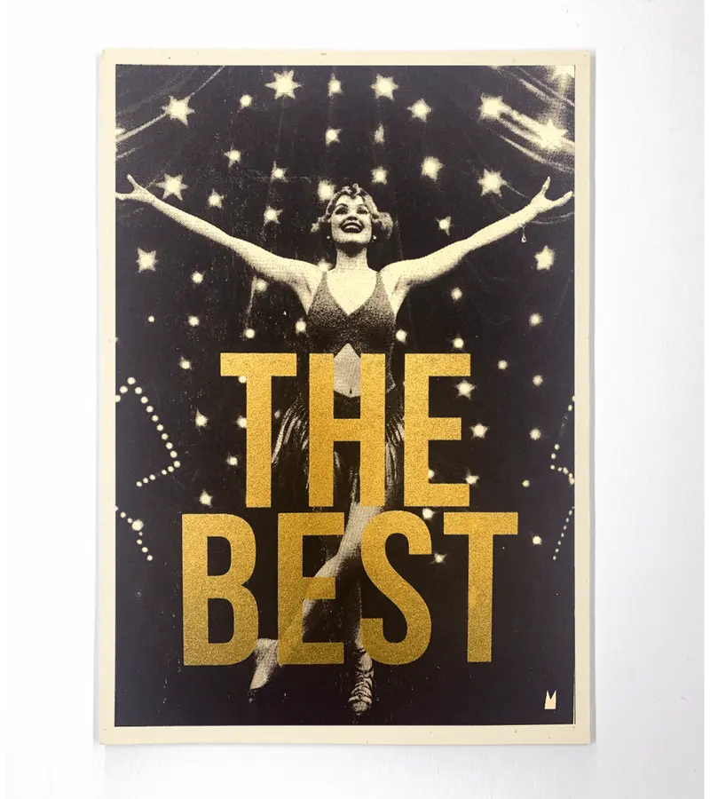 Affiche The Best - Carte Encre