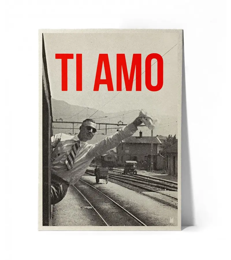 Affiche Ti Amo - Carte Kencre