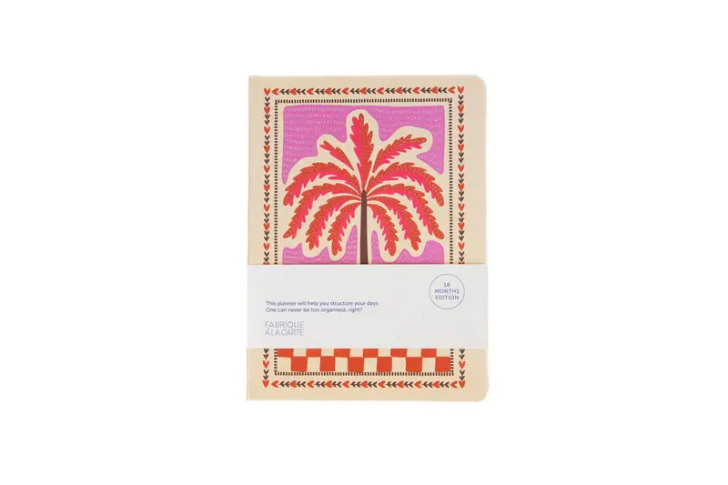 Agenda Scolaire 26-27 Palmier Rose - A-Journal