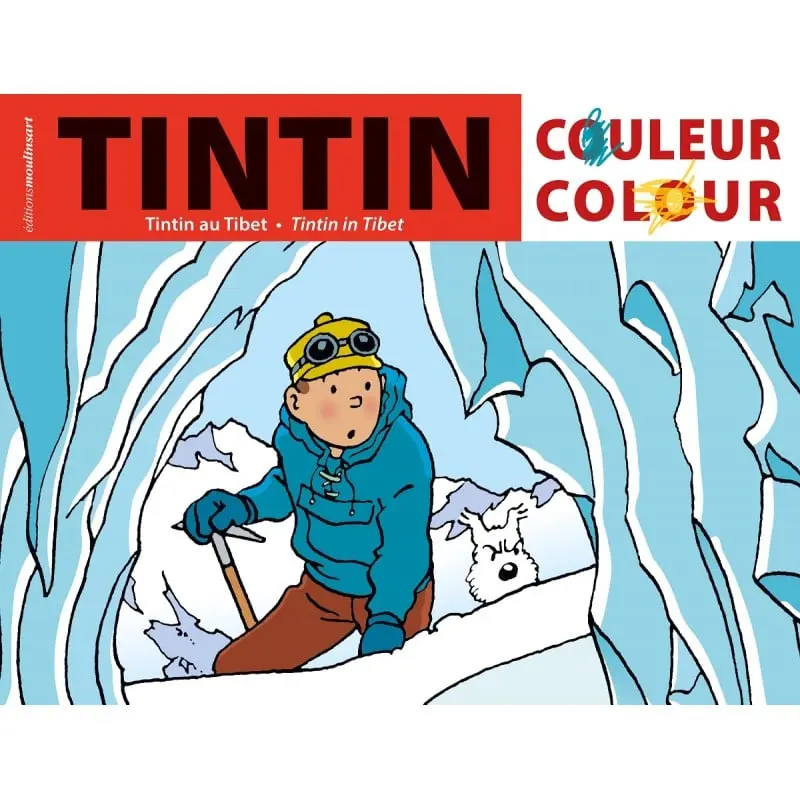 Album à colorier - Tintin au Tibet