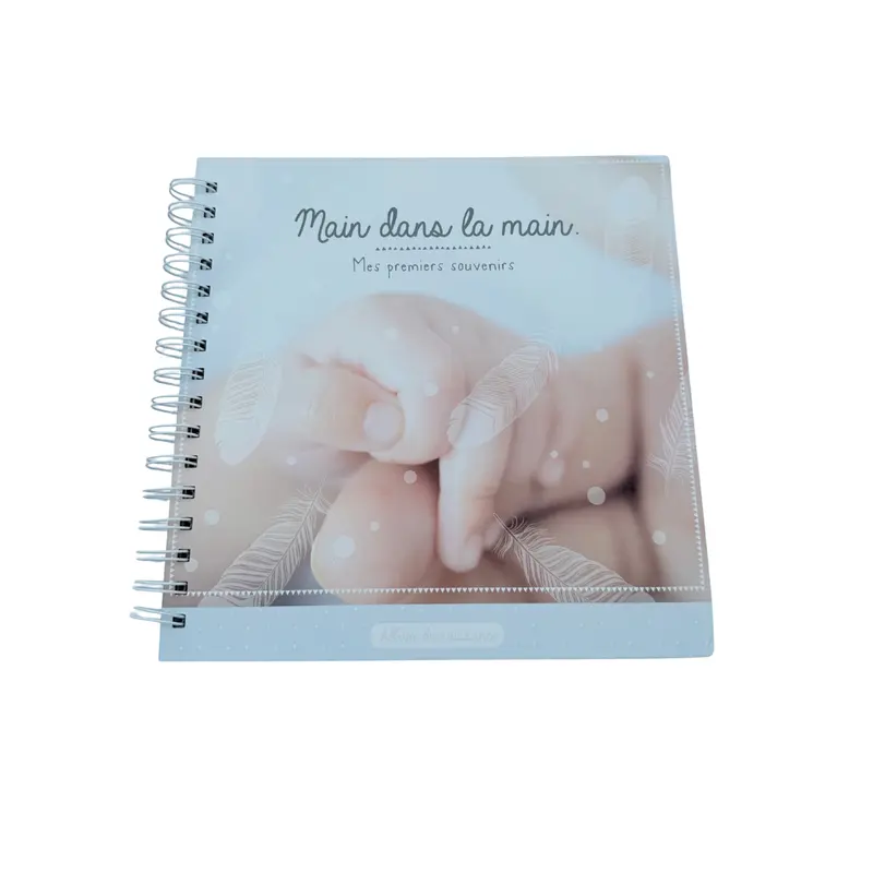 Album de naissance avec kit empreinte