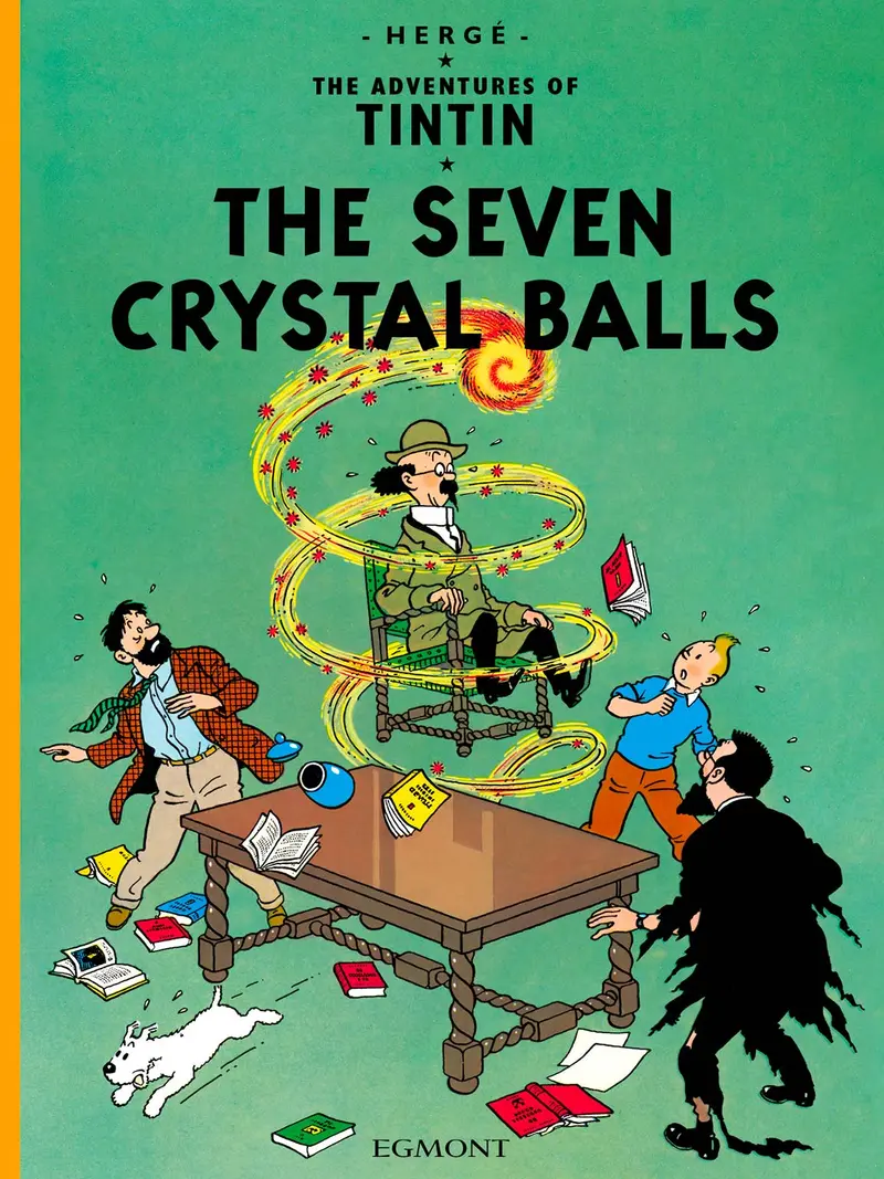 Album Tintin anglais - Les 7 Boules de cristal