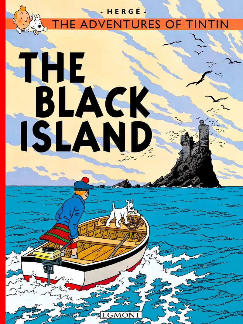 Album Tintin anglais - L’Île Noire