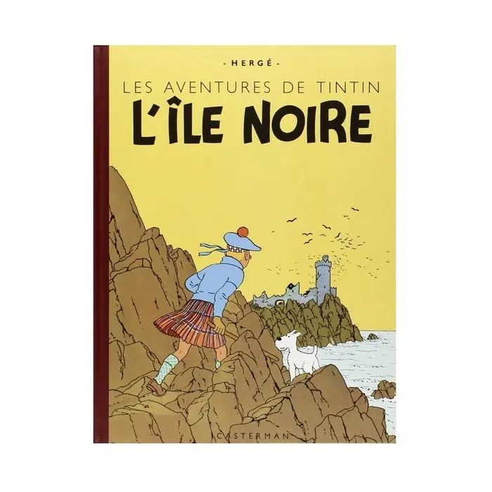 Album Tintin facsimilé couleur - L'île noire