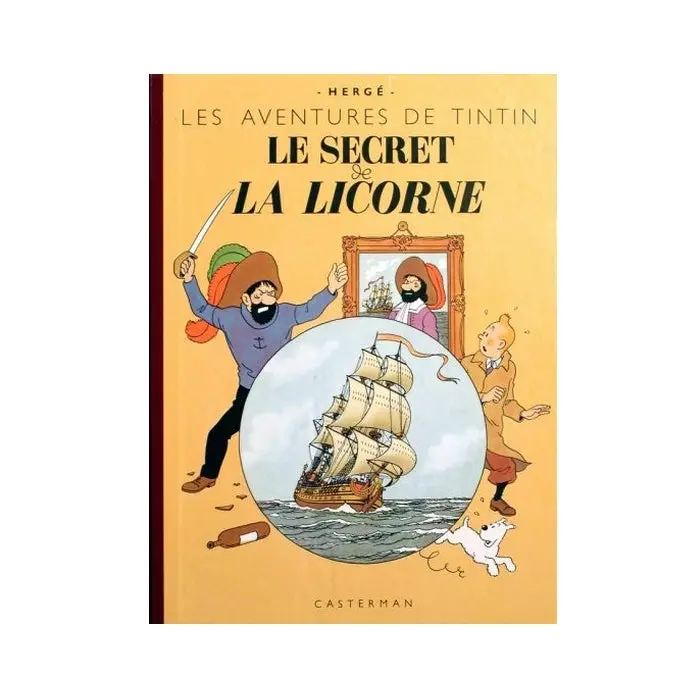 Album Tintin facsimilé couleur - Secret de la licorne