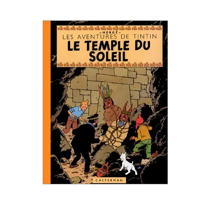 Album Tintin facsimilé couleur - Temple du soleil