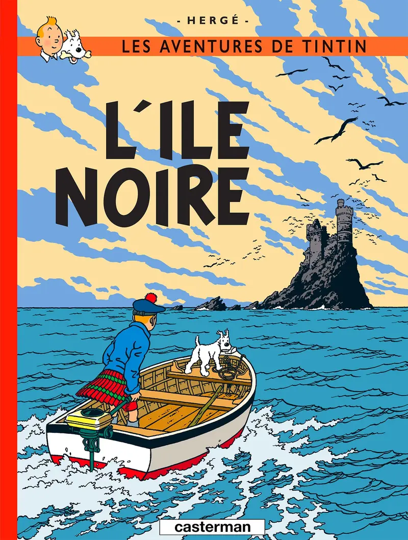 Album Tintin - L'île noire