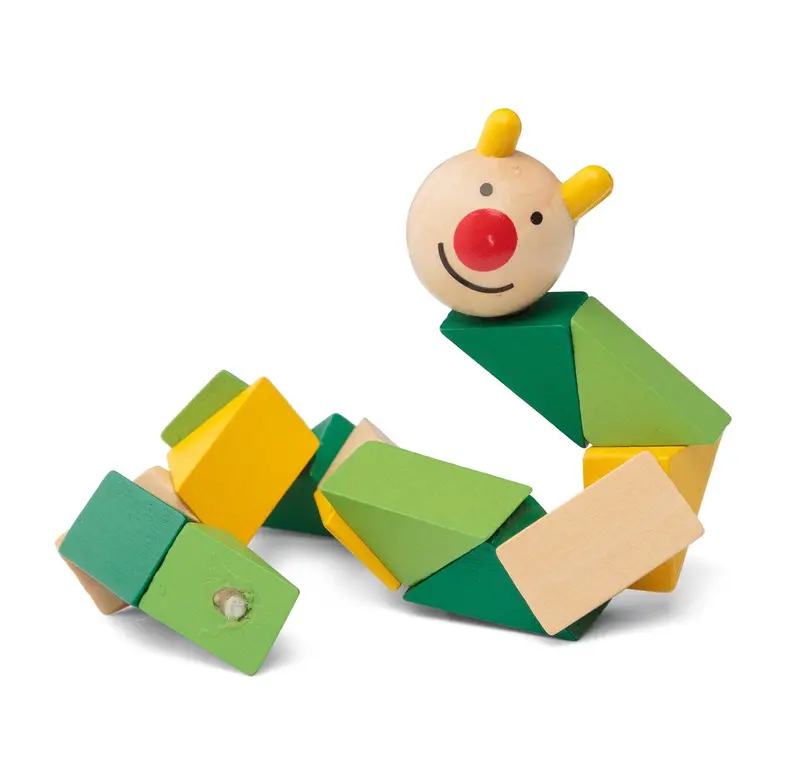 Animal Articulé en Bois – Modèle Assorti