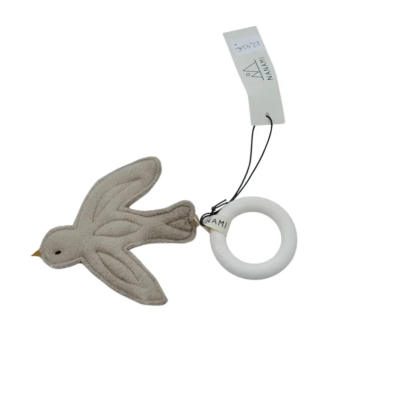 Anneau de dentition avec petit oiseau