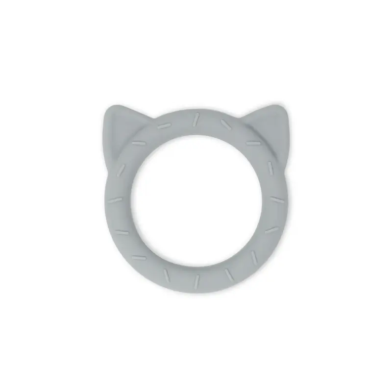 Anneau de Dentition Chat Gris Mushie