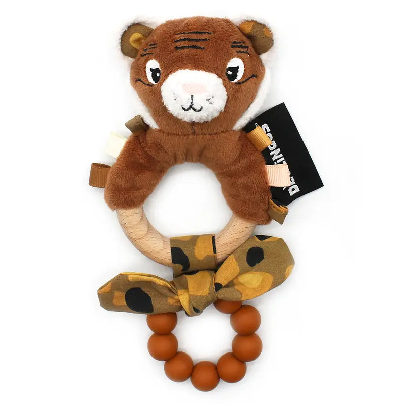 Anneau de dentition en silicone Speculos le tigre