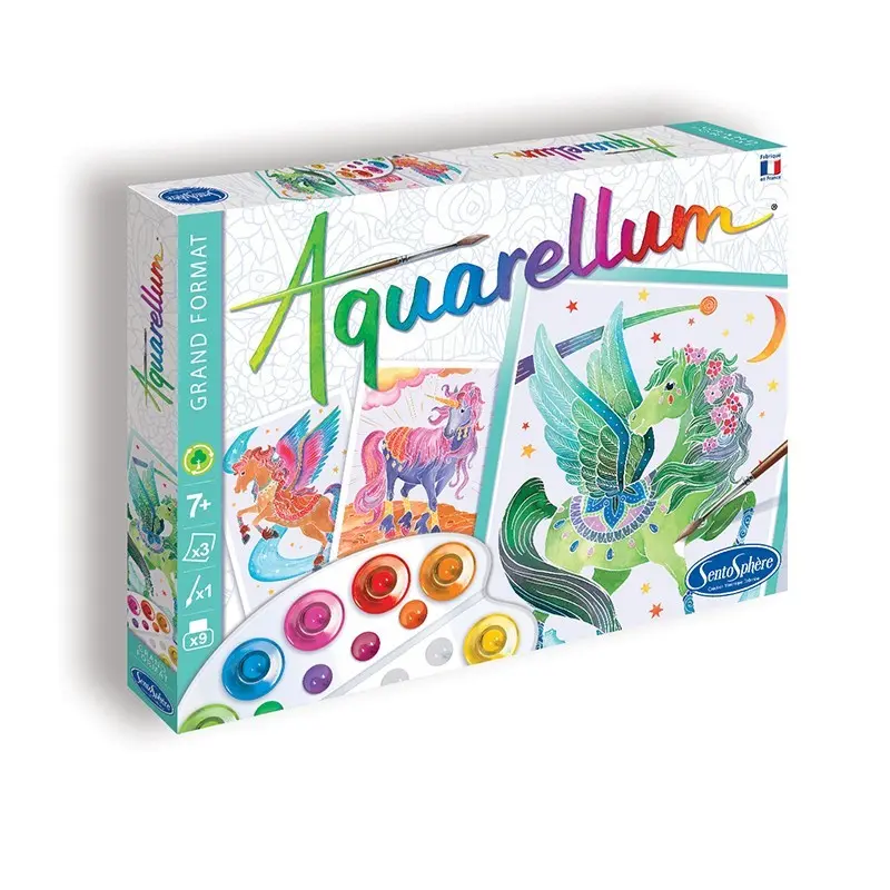 Aquarellum Grand Format - Licornes et Pégases