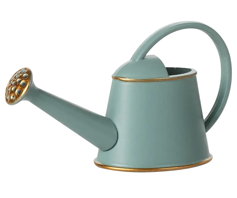 Arrosoir jouet bleu - accessoire miniature pour souris