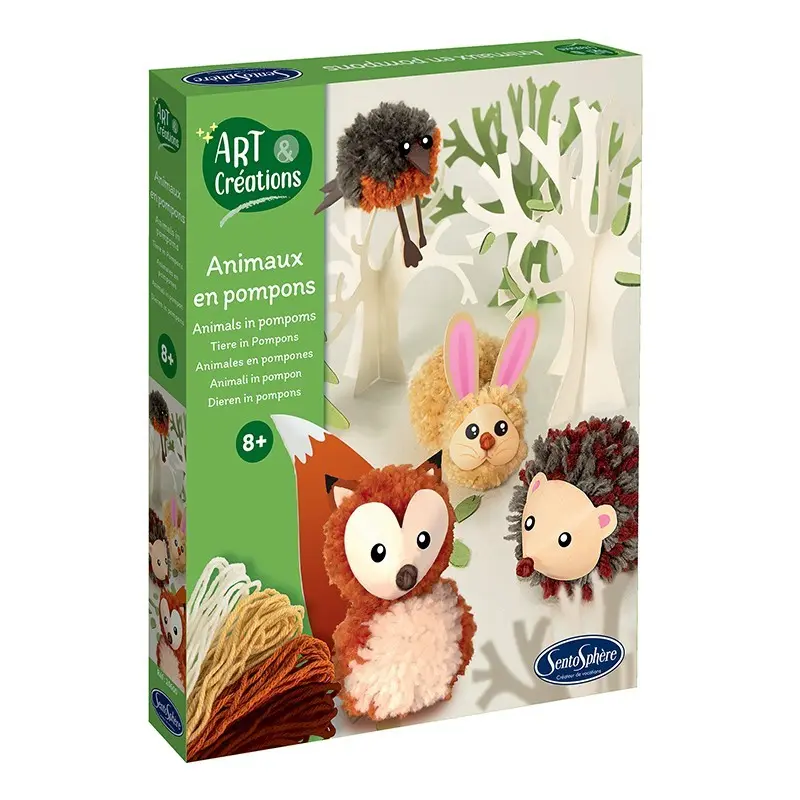 Art et créations - Animaux en Pompons