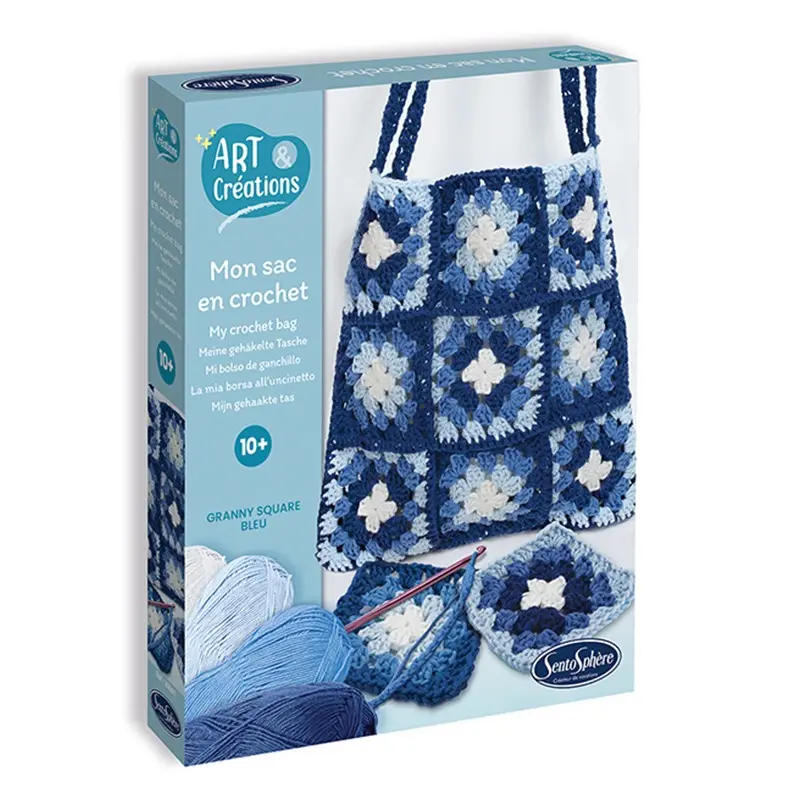 Art et créations - Mon Sac en Crochet Bleu