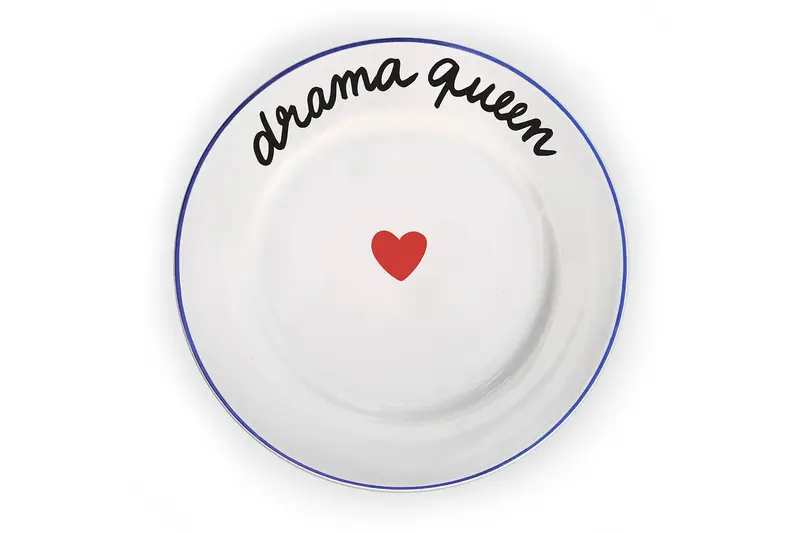Assiette La Famille S’éclate - Drama Queen