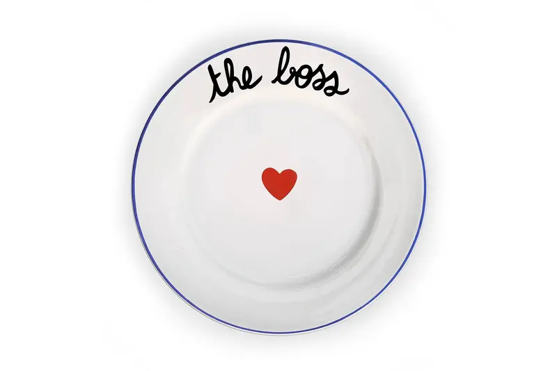 Assiette La Famille S’éclate - The Boss