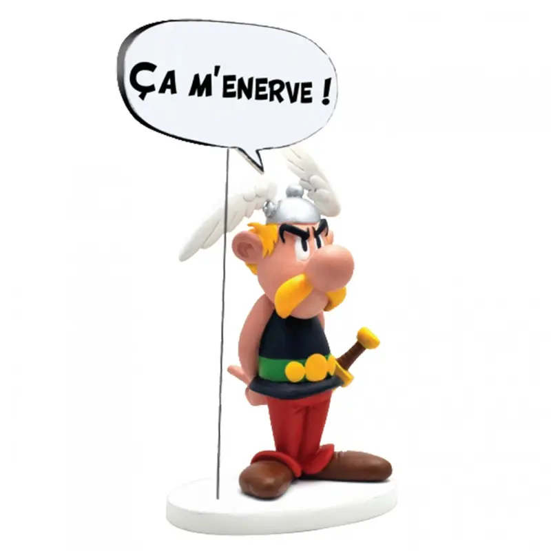 Astérix "ça m'énerve" - Figurine Astérix résine