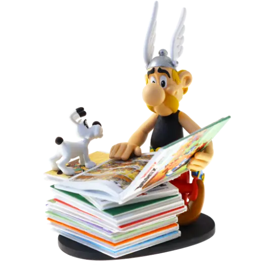 Astérix Pile d'albums n°2 - Figurine résine