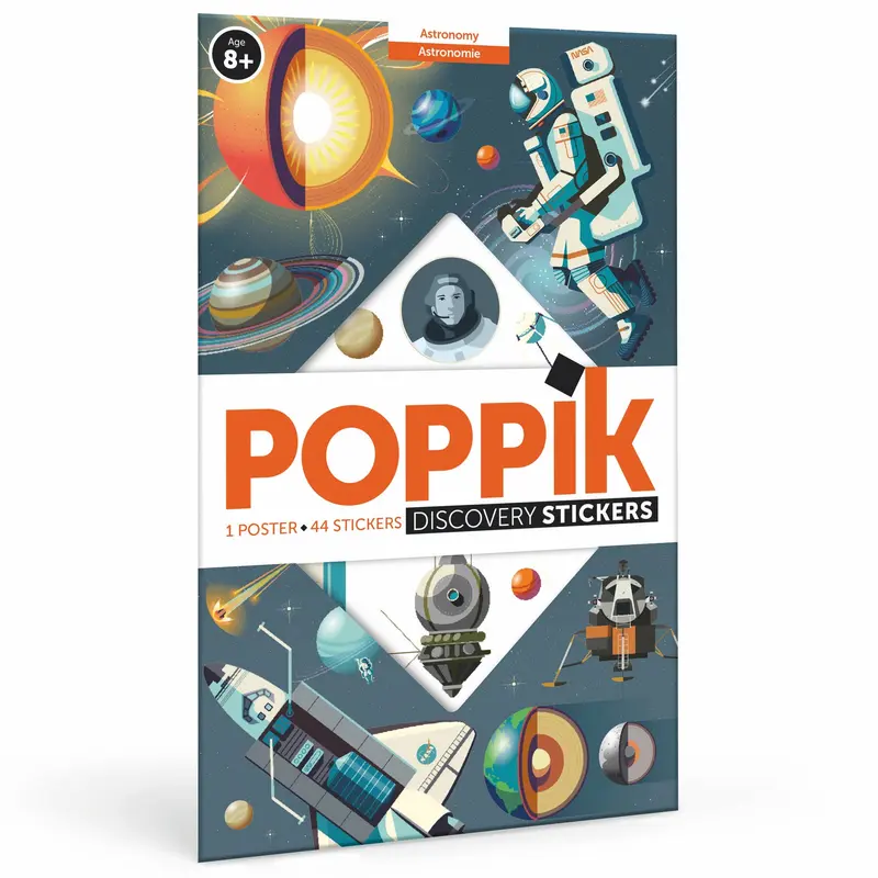Astronomie - Poster en stickers  - Discovery 7+