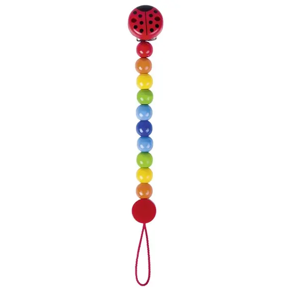 Attache tétine HEIMESS Coccinelle