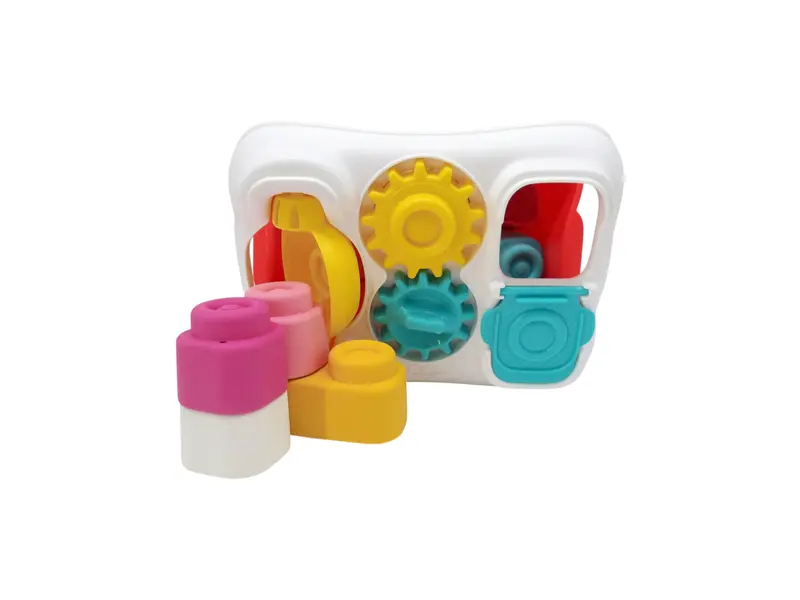 Baby Clemmy - Panier d'activités - 15 cubes souples
