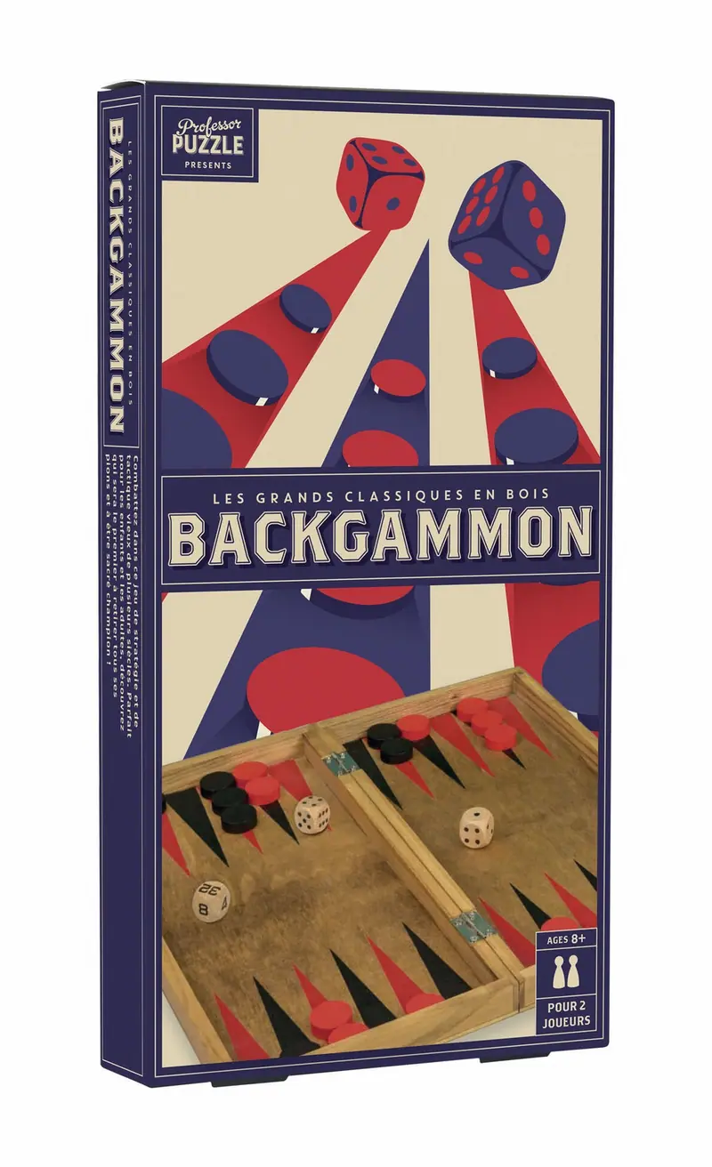 Backgammon bois vintage