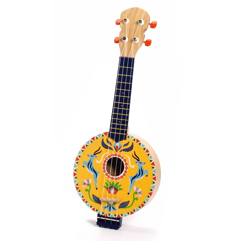 Banjo enfant en bois coloré