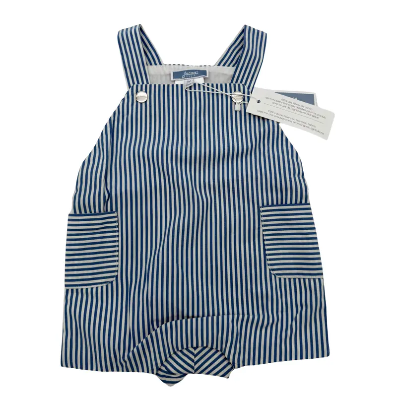 Barboteuse blanche et bleue - 3 mois