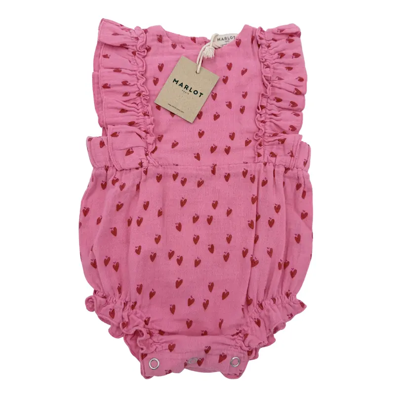 Barboteuse rose — 3 mois