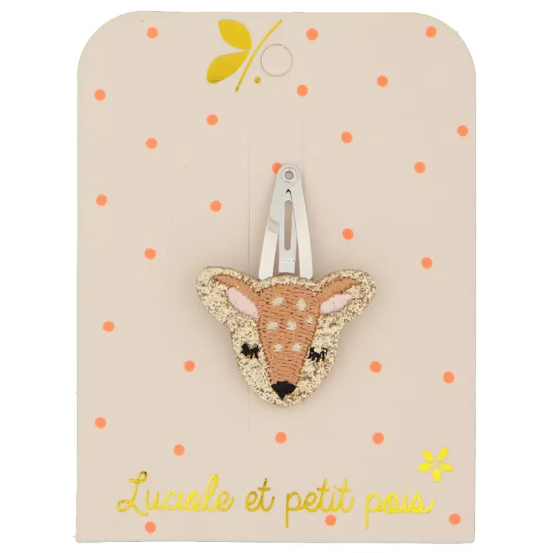 Barrette Biche - Luciole et Petit Pois