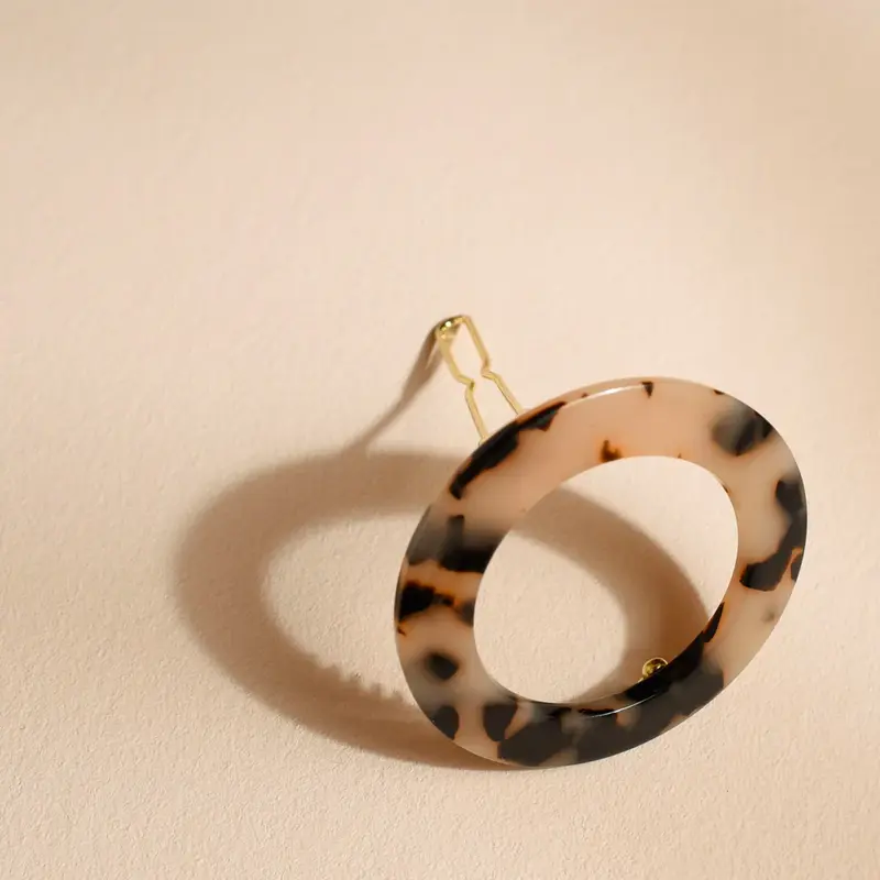 Barrette Ronde Écailles - Bachca