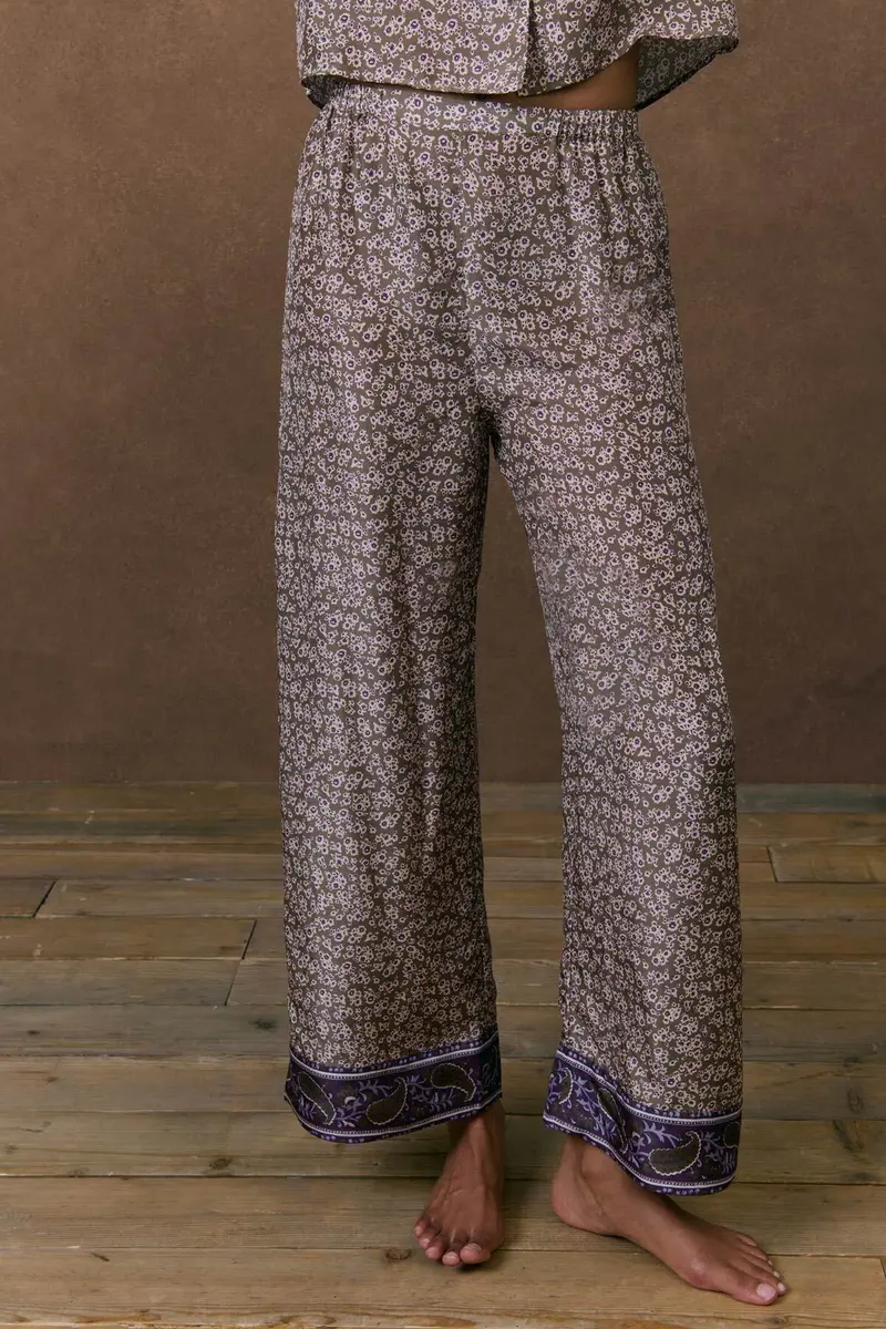Bas De Pyjama En Soie Melycia