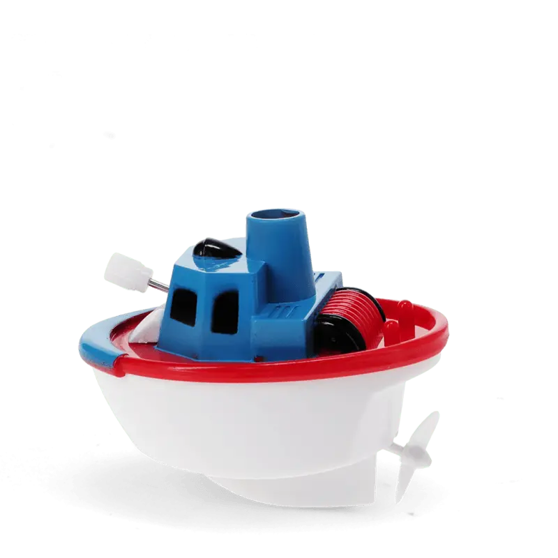 Bateau de bain à remontoir