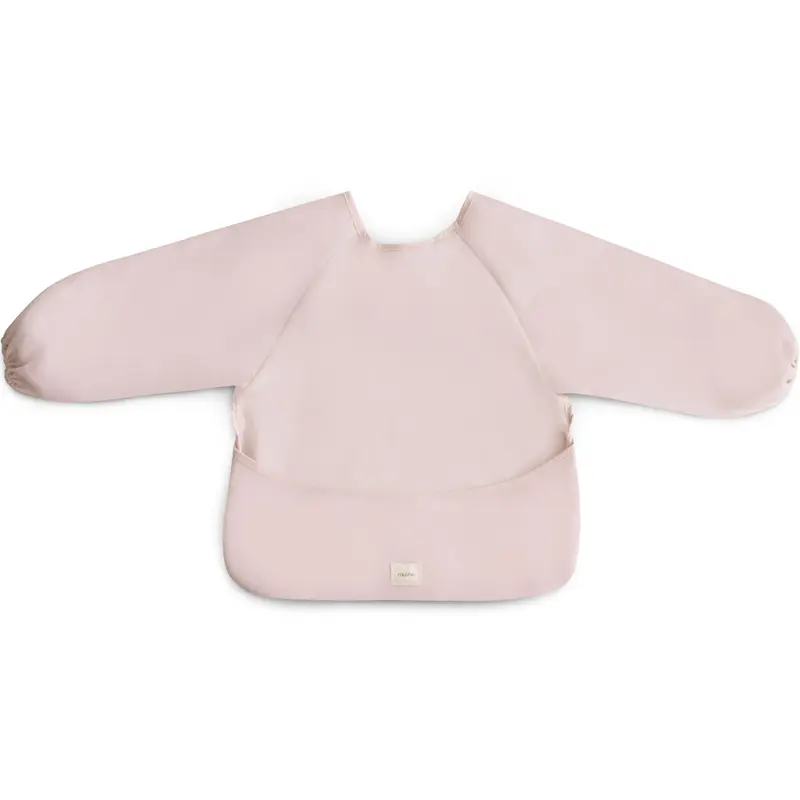 Bavoir à Manches Rose - Mushie