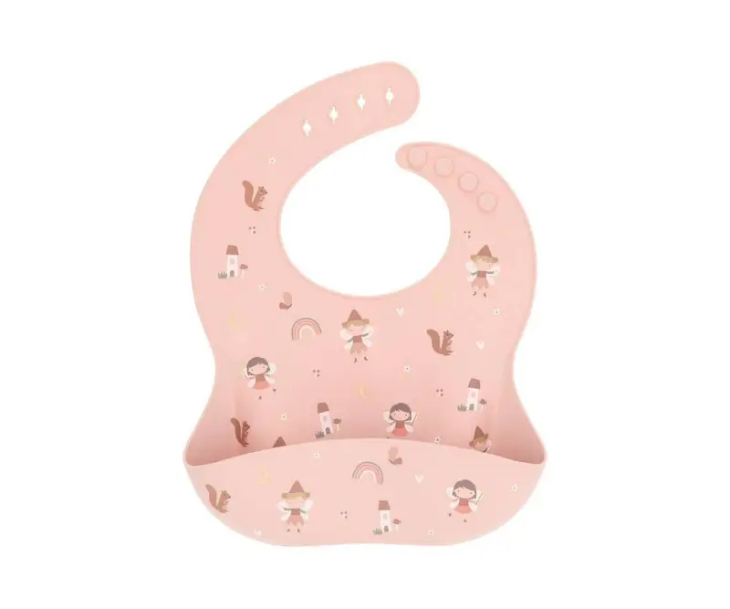 Bavoir en silicone Fées Sauvages