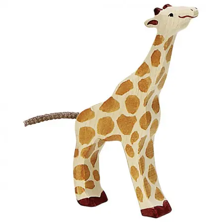 Bébé girafe - Figurine bois